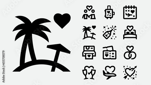 Honeymoon Icons