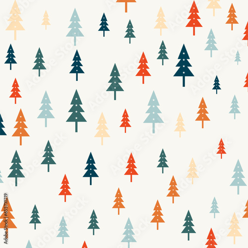 Christmas background with a christmas tree pattern design