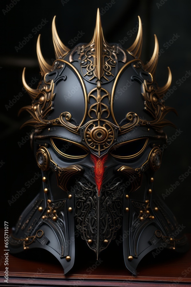 dark fantasy knight's helmet dark fantasy knight's helmet