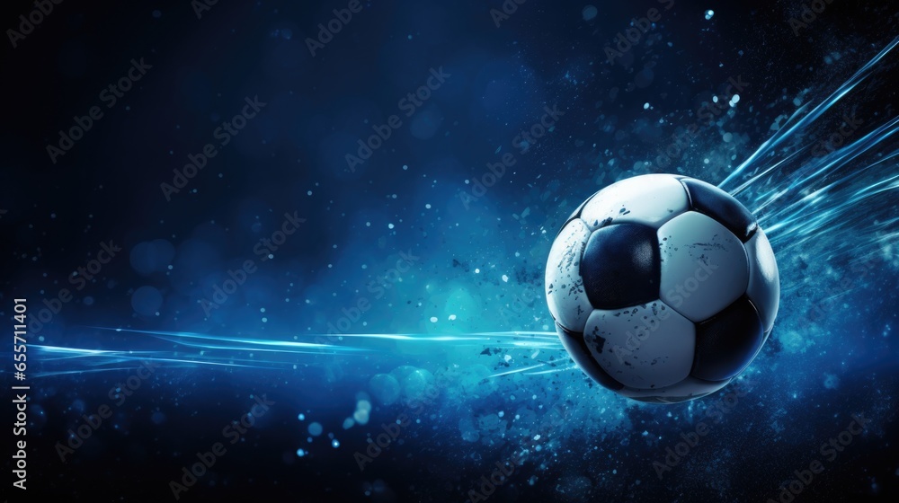 Football or soccer ball background