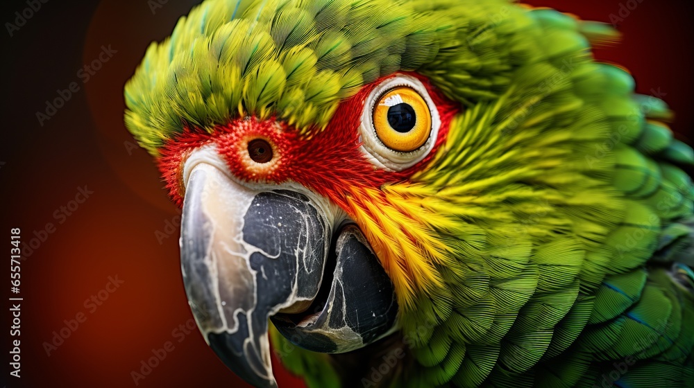 Fototapeta premium Amazon parrot close-up 
