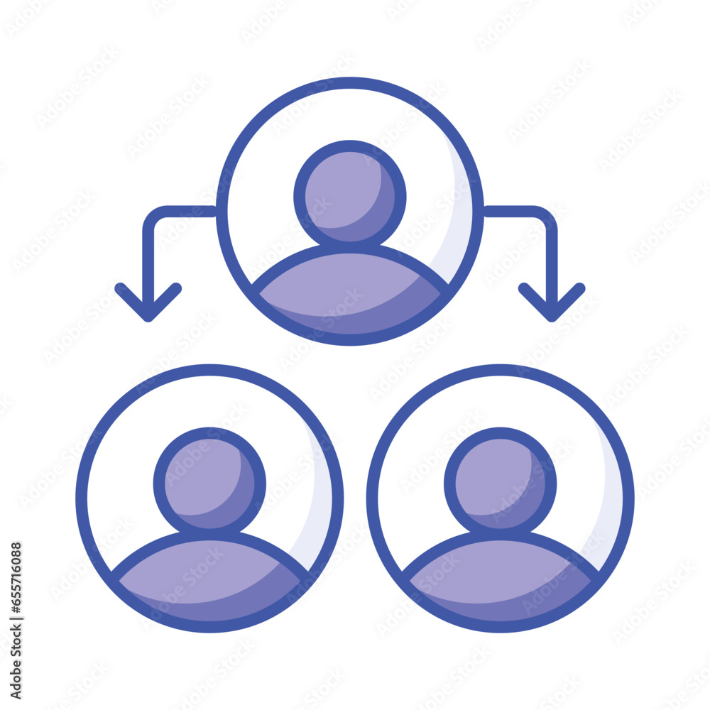 Get your hands on this beautifully designed icon of team structure, ready to use vector Get your hands on this beautifully designed icon of team structure, ready to use vector