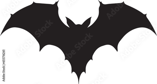 Black silhouettes of bats set isolated on white background halloween silhouette icon set 