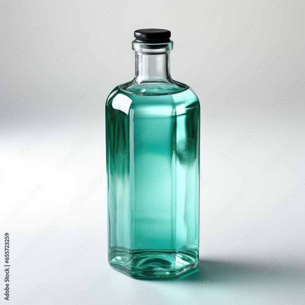 Full View Dish Soap On A Completely , Isolated On White Background, For Design And Printing Full View Dish Soap On A Completely , Isolated On White Background, For Design And Printing