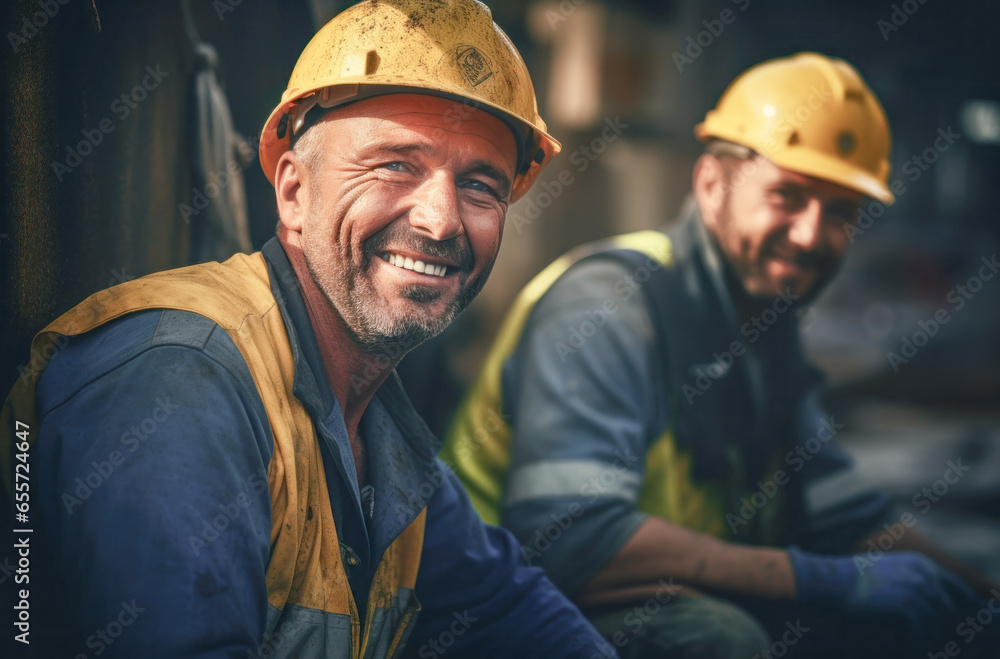 Strong Competent Men In The World's Toughest Jobs Digital Art Illustration Wallpaper Background Journal AI