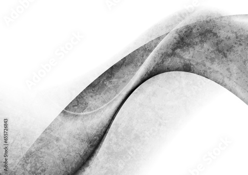 Dark grey glossy grunge waves abstract elegant background. Vector design