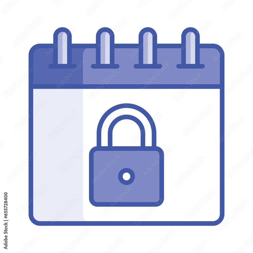 Check this carefully crafted icon of security calendar Check this carefully crafted icon of security calendar