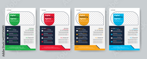 Modern Creative Corporate & Business Flyer Brochure Template Design, abstract business flyer, vector template design. Brochure design, cover, annual report, poster, flyer 