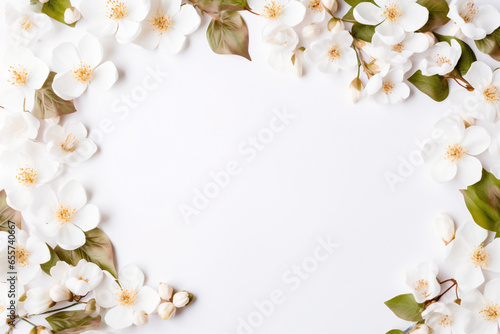 wedding card white flowers on a branch © Marvin