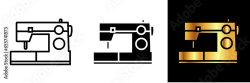 The Sewing Machine icon represents the epitome of craft and precision in the world of textiles. 