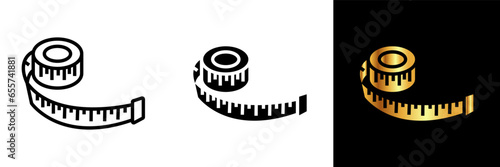 The Measuring Tape icon represents precision and accuracy in the realms of tailoring, carpentry, and crafting.