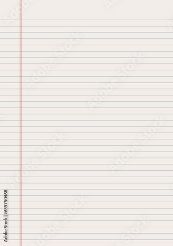 Notebook paper background. Blank pages of a notebook