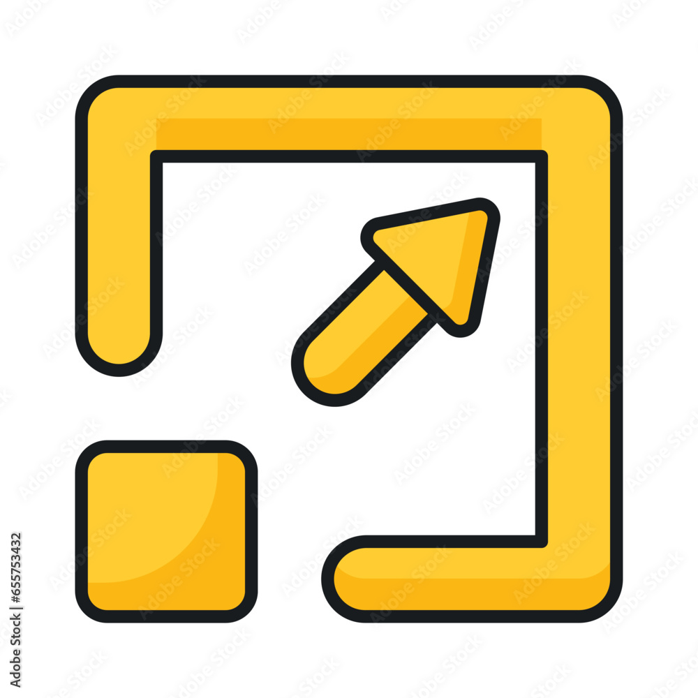 Download this premium icon of enlarge, maximize vector design Download this premium icon of enlarge, maximize vector design