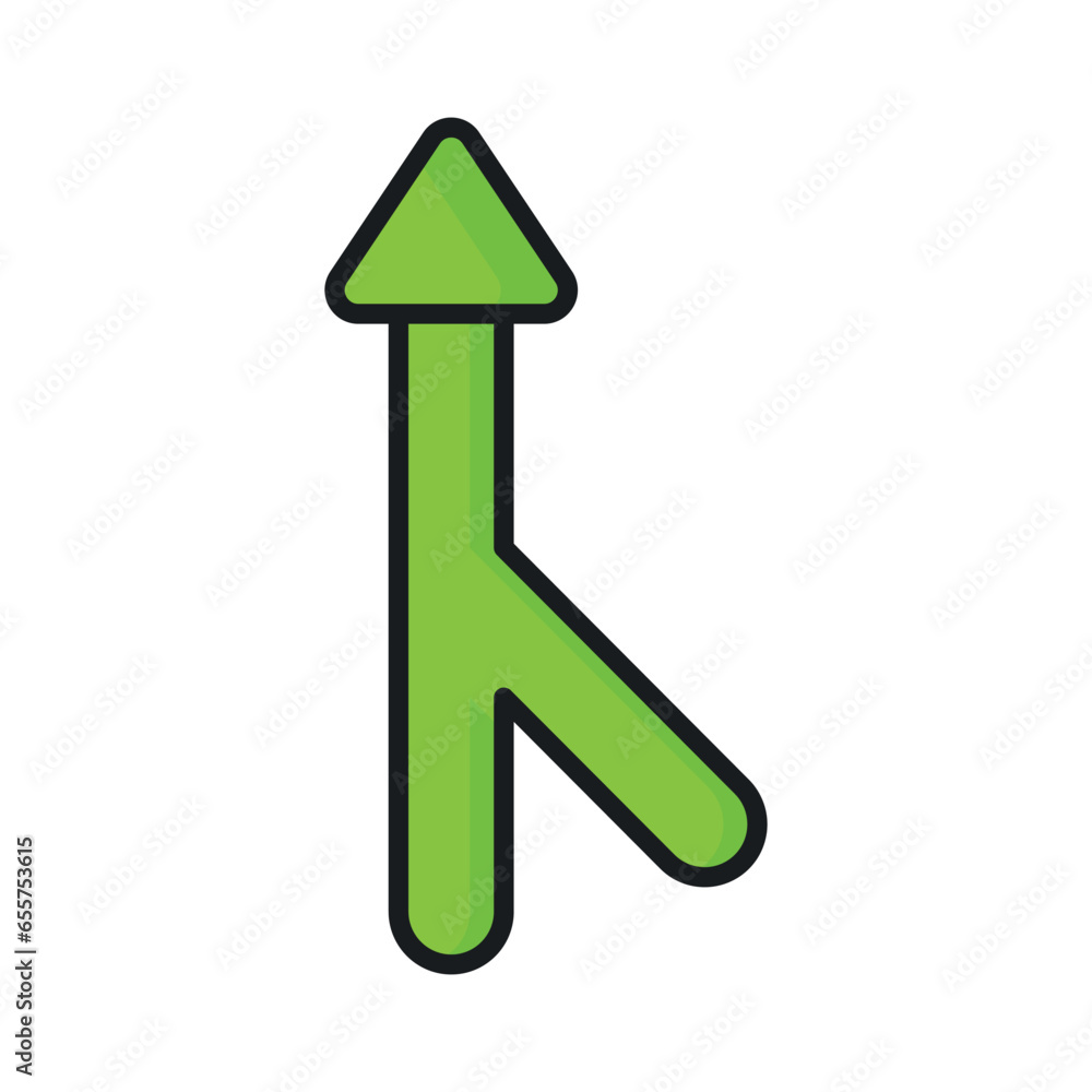 Check this carefully crafted icon of y intersection arrow Check this carefully crafted icon of y intersection arrow