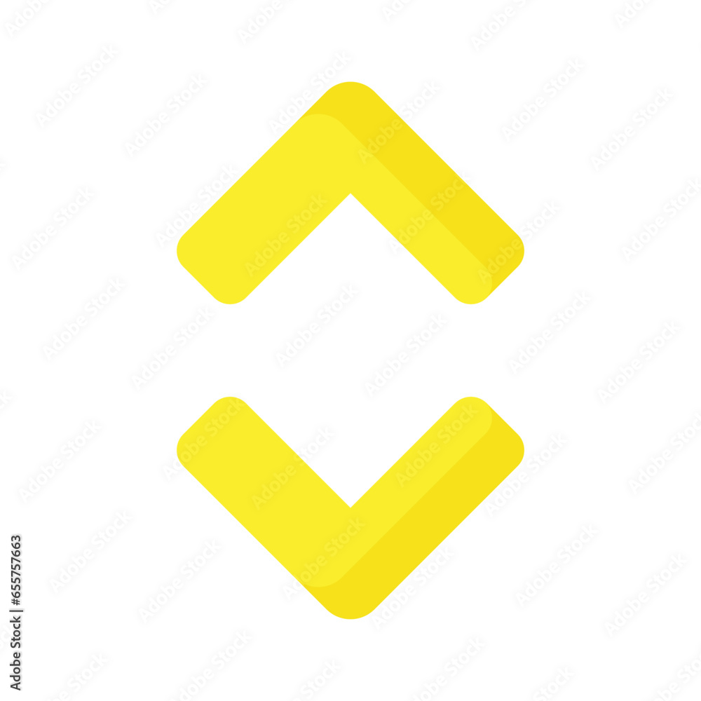 Vertical resize arrows vector design Vertical resize arrows vector design