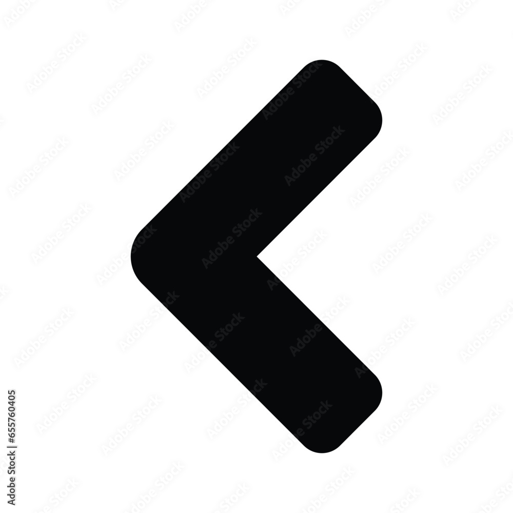 Go back arrow button vector isolated on white background Go back arrow button vector isolated on white background