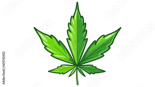 Cannabis leaf icon symbol sign. Vector marijuana icon on white background
