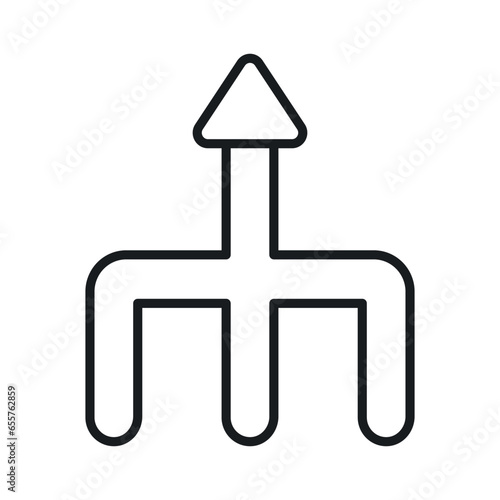 Consolidation icon vector isolated on white background