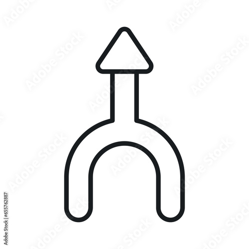 Consolidation icon vector isolated on white background