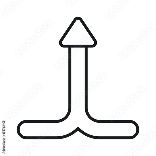 Consolidation icon vector isolated on white background