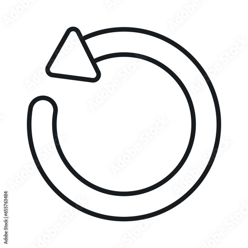 Have a look at this carefully crafted icon of refresh in trendy style