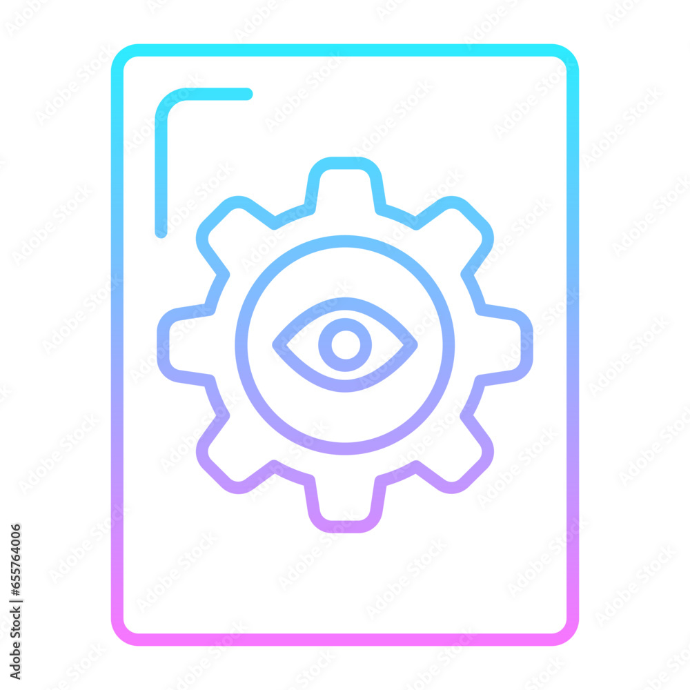 Biomechanical Gradient Icon Biomechanical Gradient Icon