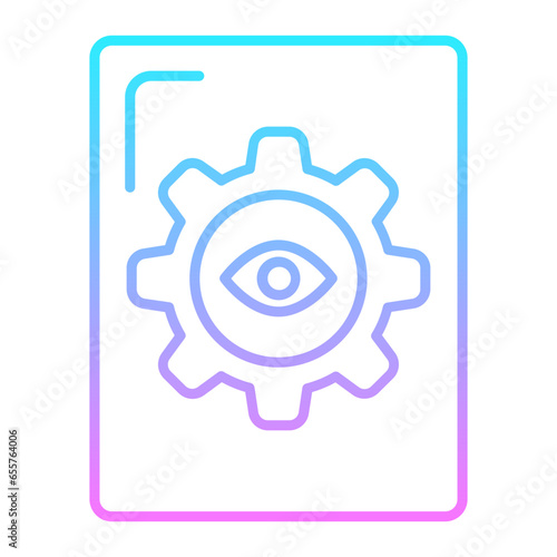 Biomechanical Gradient Icon