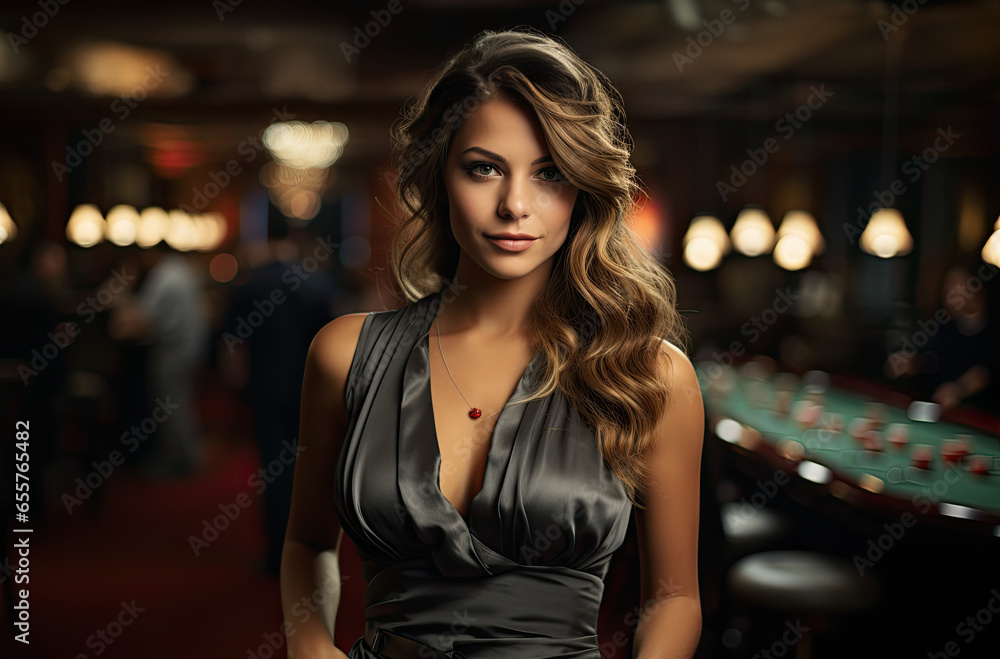 Woman in Casino