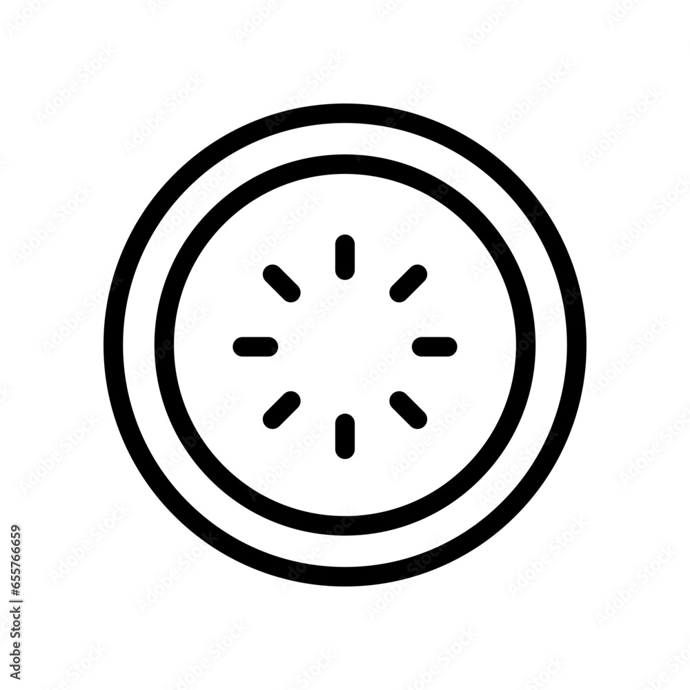 Kiwi food organic fruit or Chinese gooseberry half cross section closeup. vegan vegetarian icon silhouette outline color for food apps and website. Vector illustration filled outline style Kiwi food organic fruit or Chinese gooseberry half cross section closeup. vegan vegetarian icon silhouette outline color for food apps and website. Vector illustration filled outline style