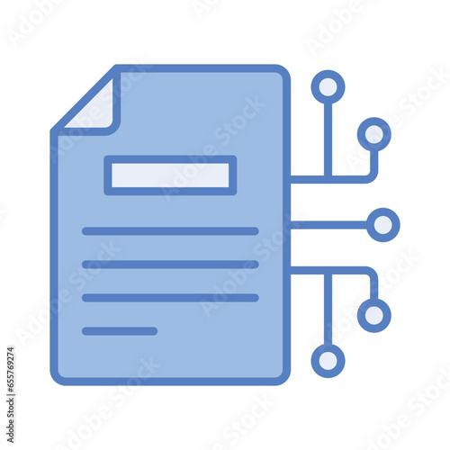Check this amazing icon of smart contract in modern style