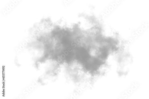 Tło, biała chmura bez tła, dym © markstudio2008