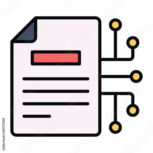 Check this amazing icon of smart contract in modern style