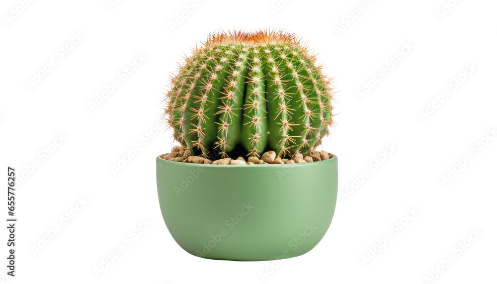 cactus in pot isolated on transparent background cutout cactus in pot isolated on transparent background cutout