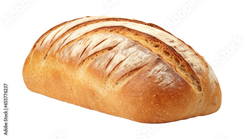 bread isolated on transparent background cutout