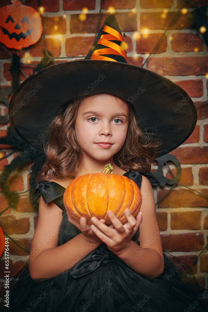 child with pumpkin child with pumpkin