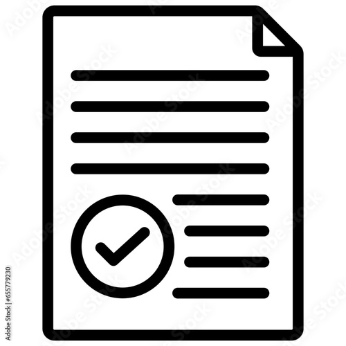 Informed Consent Outline Icon