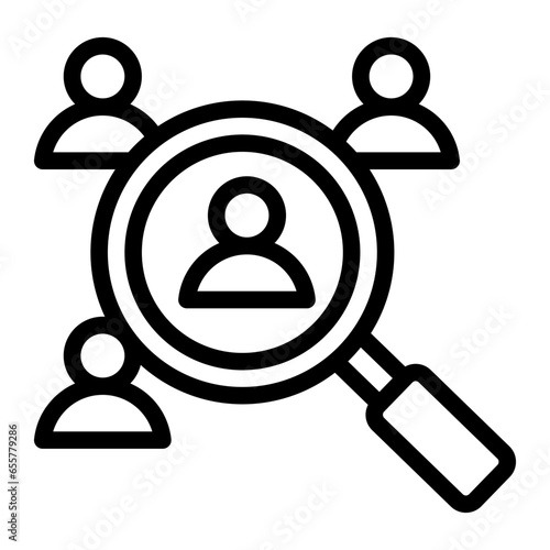 Sample Size Outline Icon