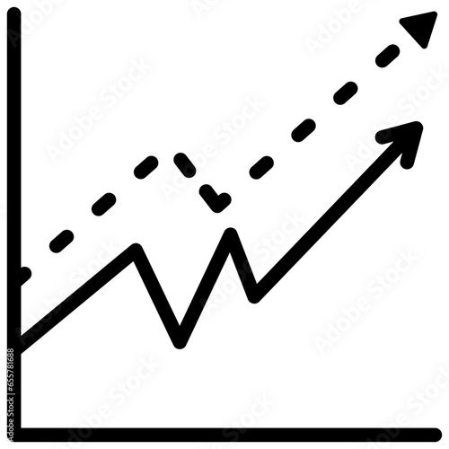 Bild auf Leinwand Baseline Glyph Icon
