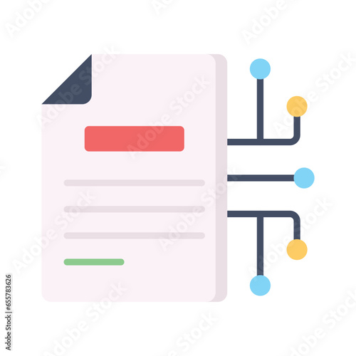 Check this amazing icon of smart contract in modern style