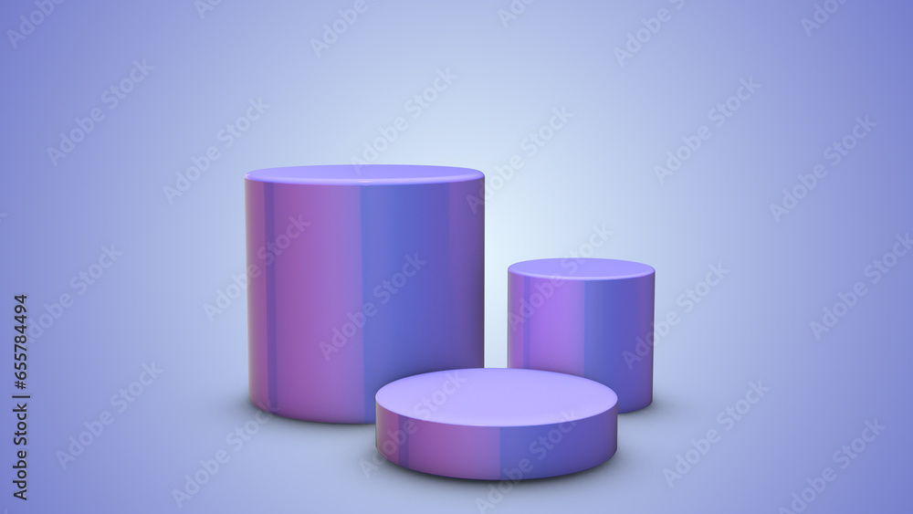 3d animation podium packaging presentation green background with tracking point	