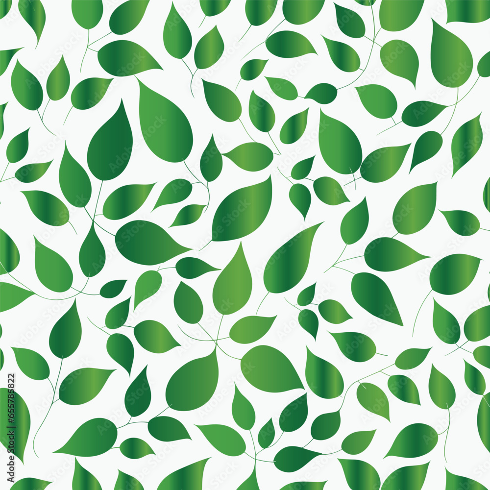 seamless pattern with green leaves seamless pattern with green leaves