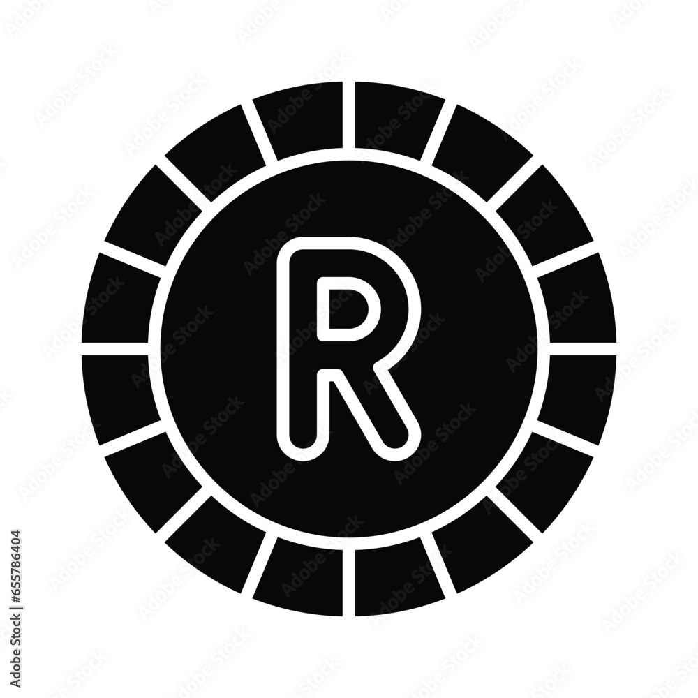 Well designed icon of ripple coin, cryptocurrency coin vector design Well designed icon of ripple coin, cryptocurrency coin vector design