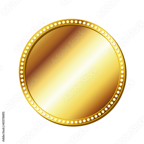 Gold decorative  with flashy design