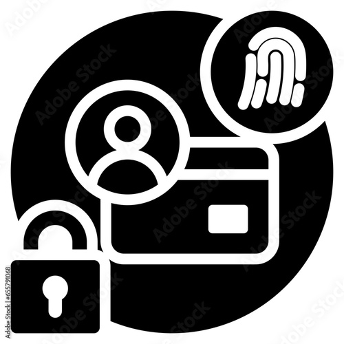 Strong Customer Authentication Glyph Icon