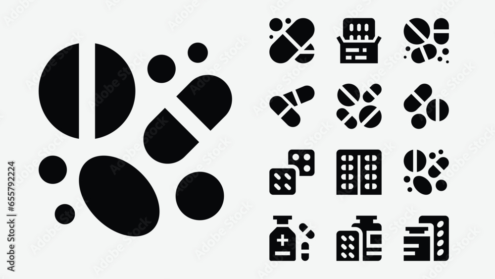 Pills Icons Pills Icons