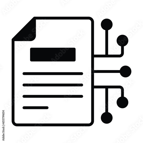 Check this amazing icon of smart contract in modern style