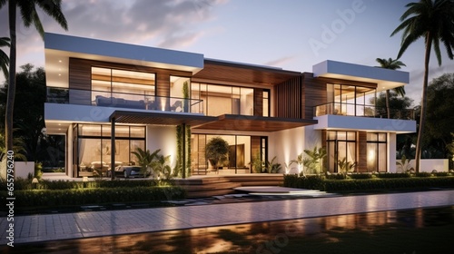 Embracing Modernity: Contemporary Home Exterior Design at Its Finest © Muhammad