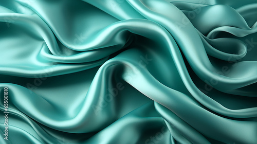 Wallpaper Mural Abstract colorful textured background imitation of emerald green silk fabric Torontodigital.ca