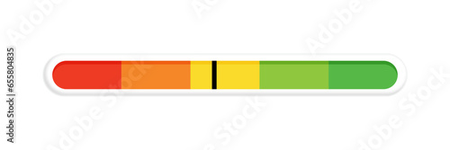 Feedback slider or level scale for rating happy neutral indicator with engraved effect sad angry emotions. five expression levels. 5 rating levels. Vector illustrations.