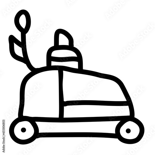 land mower